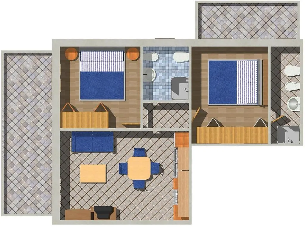 شقة Family Residence Nuova Orchidea ريتشيوني